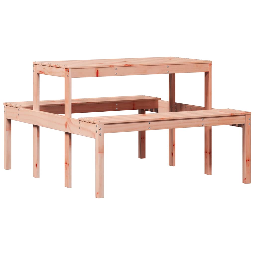 picnicbord 110x134x75 cm massivt douglasgran