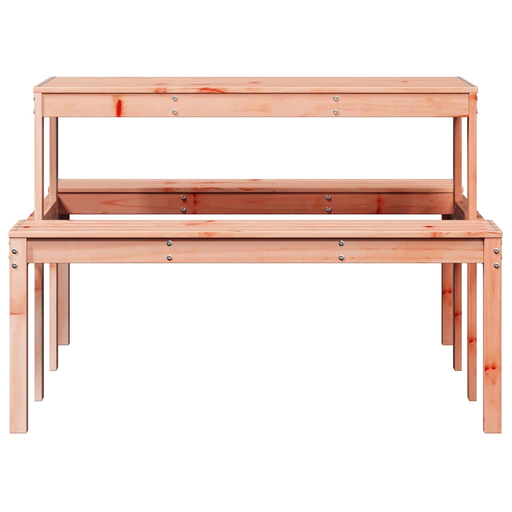 picnicbord 110x134x75 cm massivt douglasgran