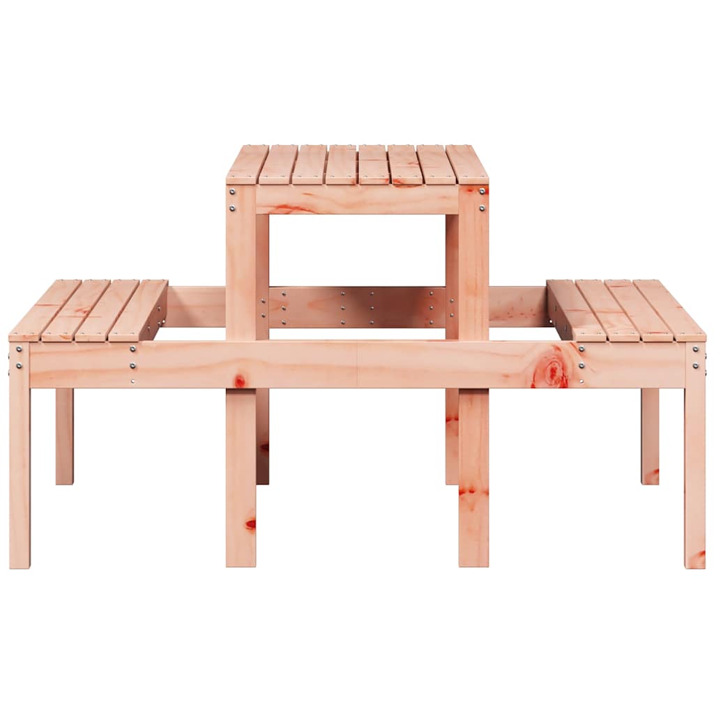 picnicbord 110x134x75 cm massivt douglasgran