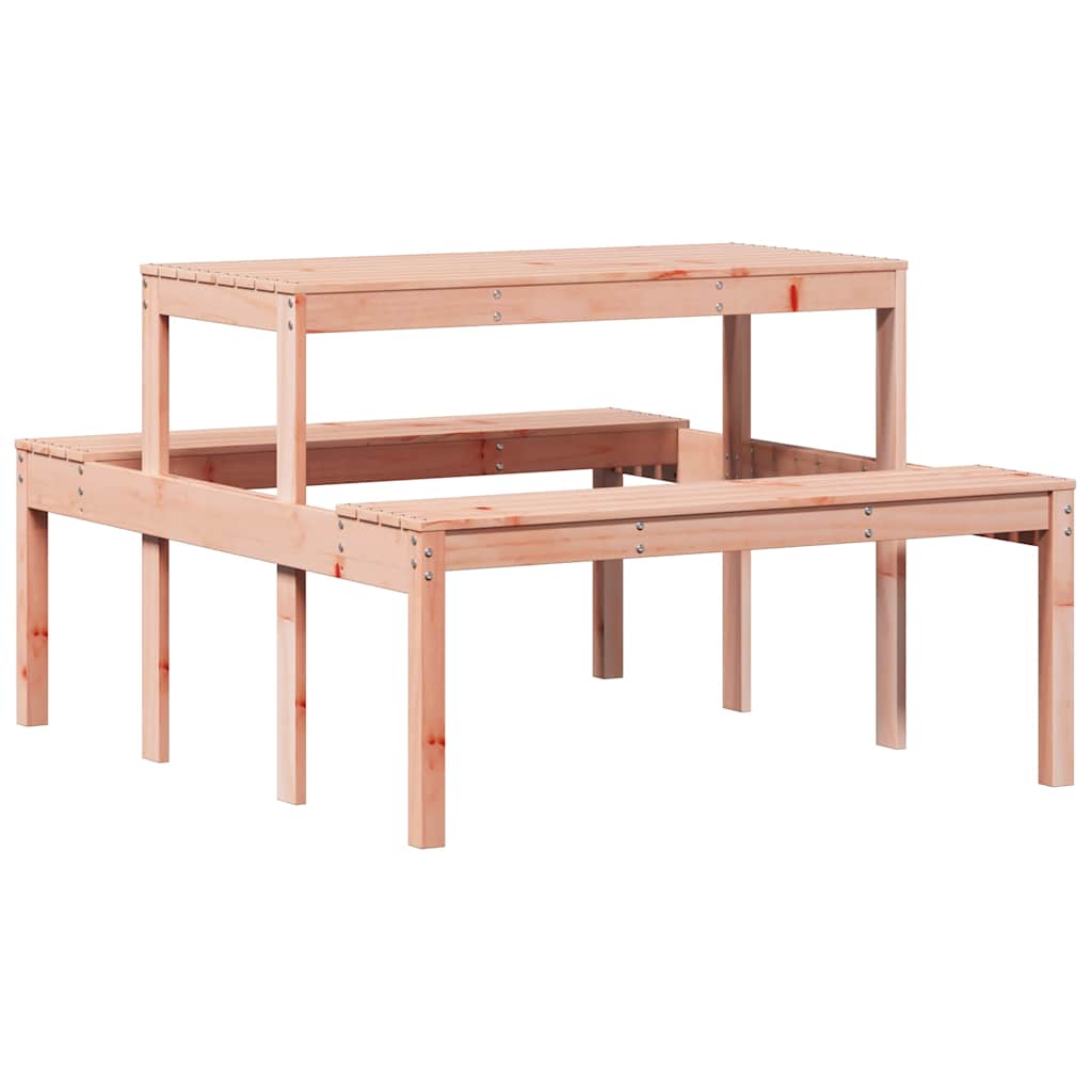 picnicbord 110x134x75 cm massivt douglasgran