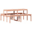 picnicbord 160x134x75 cm massivt douglasgran