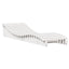 liggestol 205x60x31,5 cm massivt fyrretræ hvid