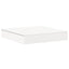 sandkasse med låg 111x111x19,5 cm massivt fyrretræ hvid