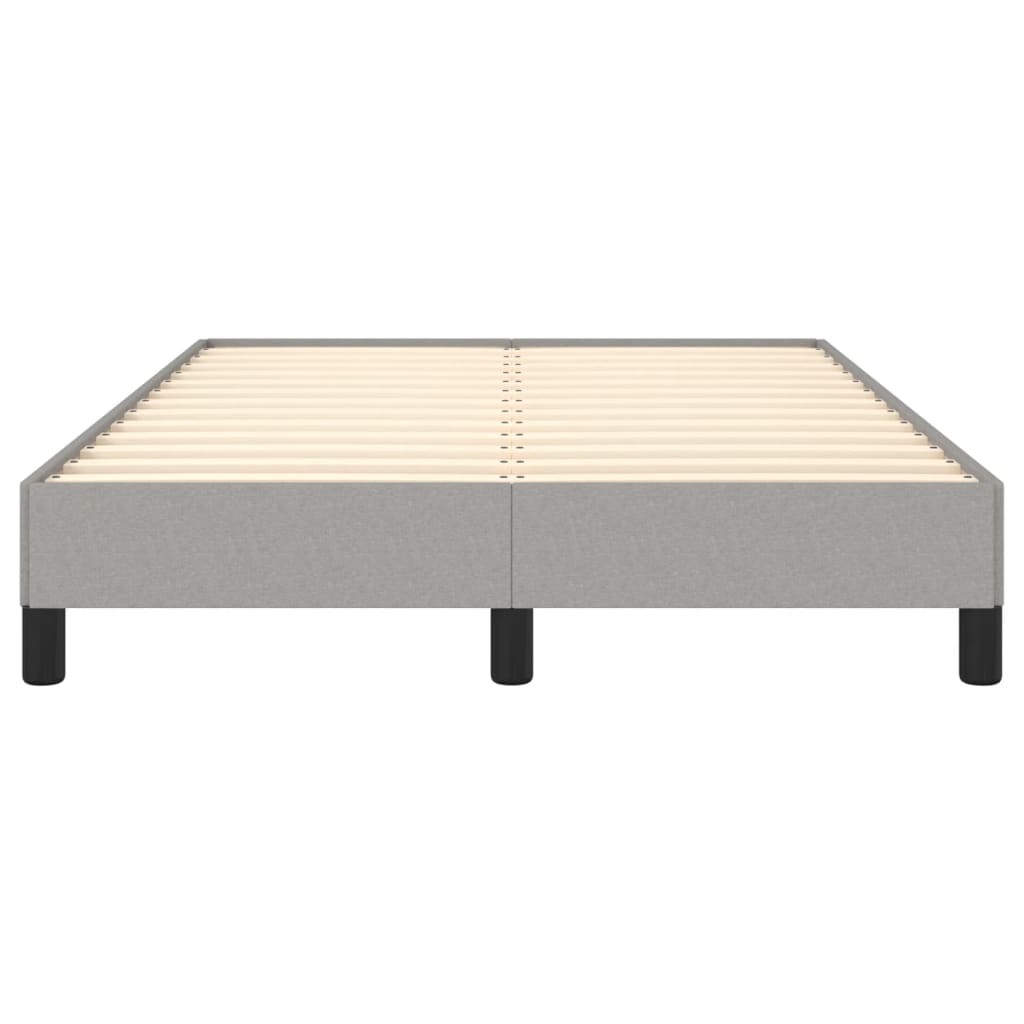 sengeramme uden madras 120x190 cm stof enkeltseng lysegrå