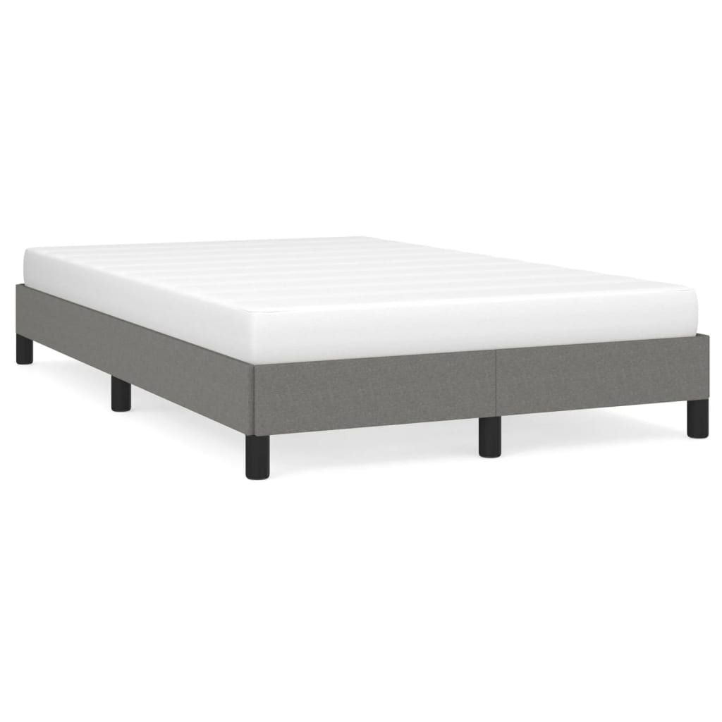 sengeramme uden madras 120x190 cm stof enkeltseng Mørkegrå