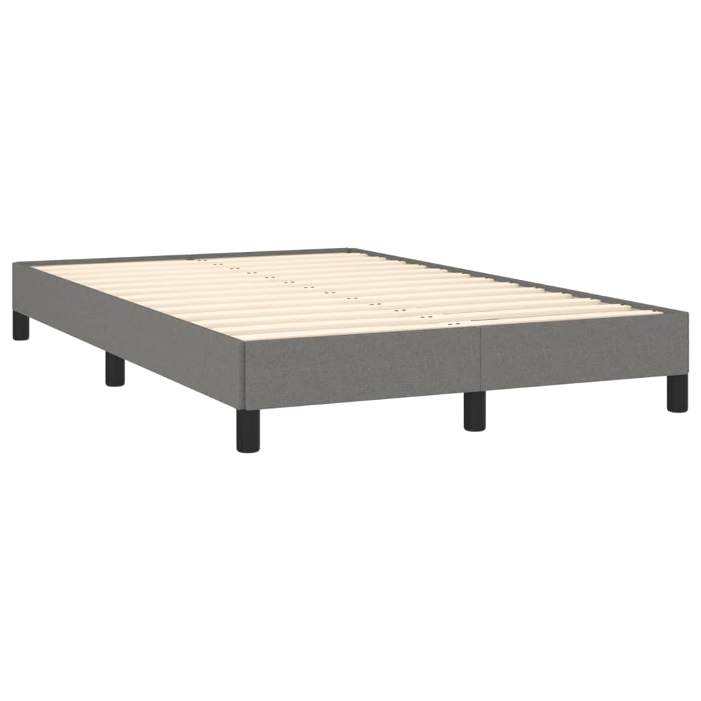 sengeramme uden madras 120x190 cm stof enkeltseng Mørkegrå