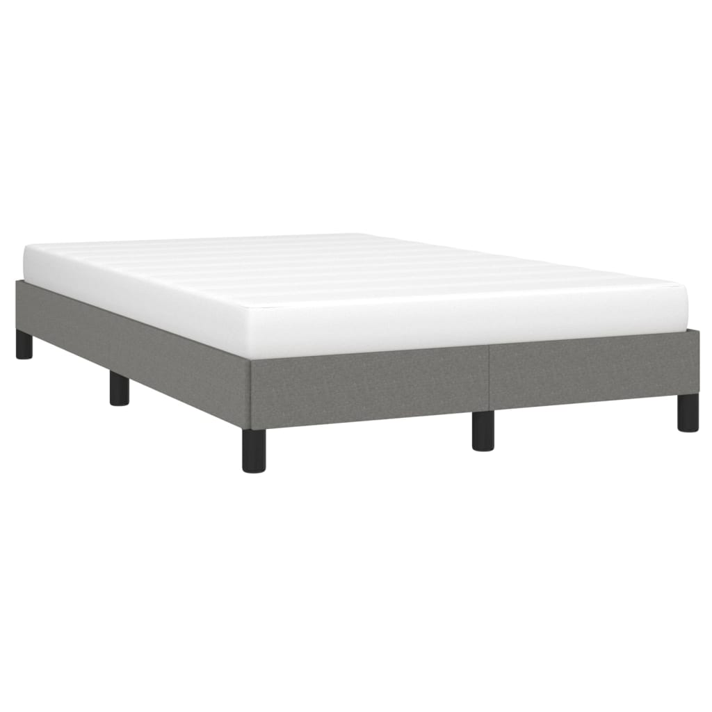 sengeramme uden madras 120x190 cm stof enkeltseng Mørkegrå