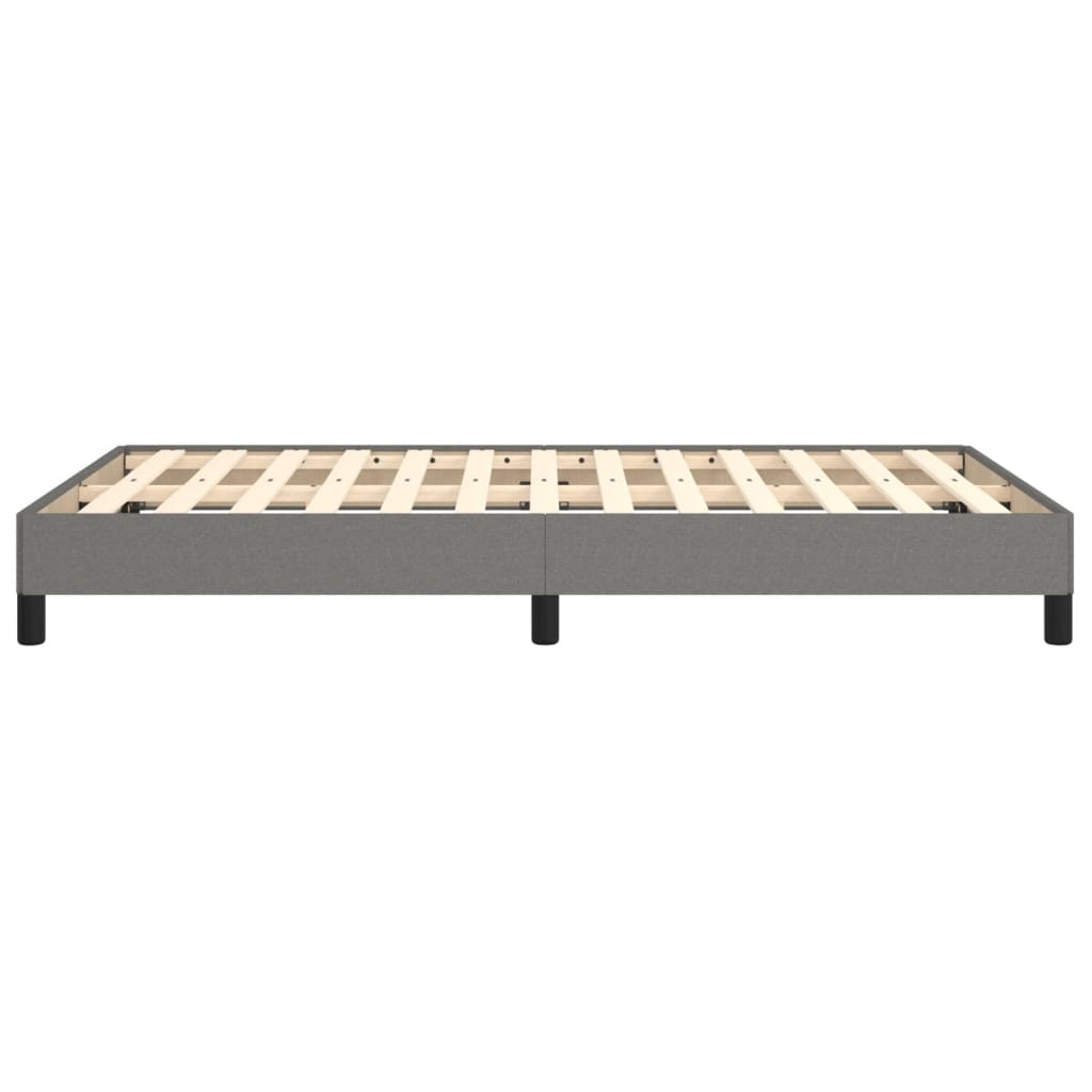 sengeramme uden madras 120x190 cm stof enkeltseng Mørkegrå