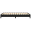 sengeramme uden madras 120x190 cm stof sort