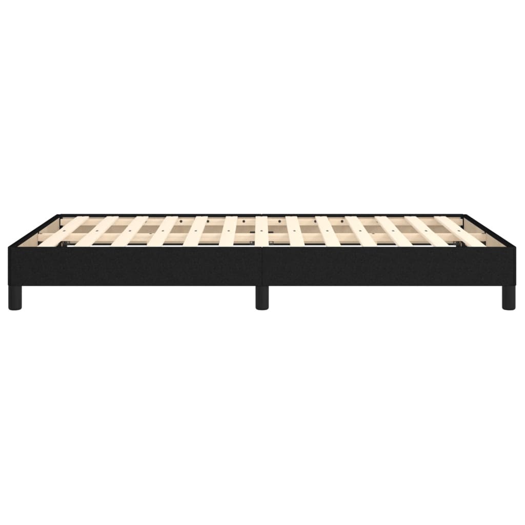 sengeramme uden madras 120x190 cm stof sort