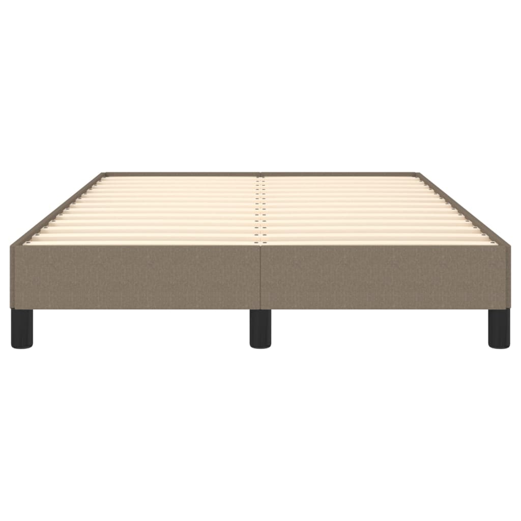 sengeramme uden madras 120x190 cm stof gråbrun