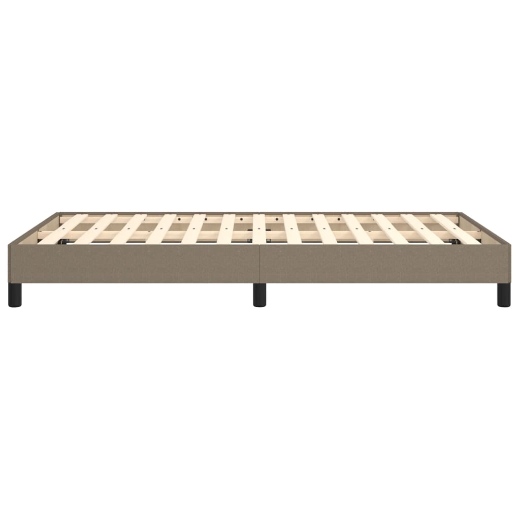 sengeramme uden madras 120x190 cm stof gråbrun
