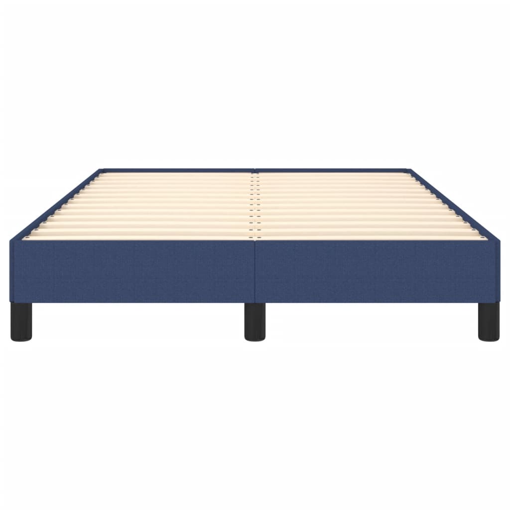 sengeramme uden madras 120x190 cm stof blå