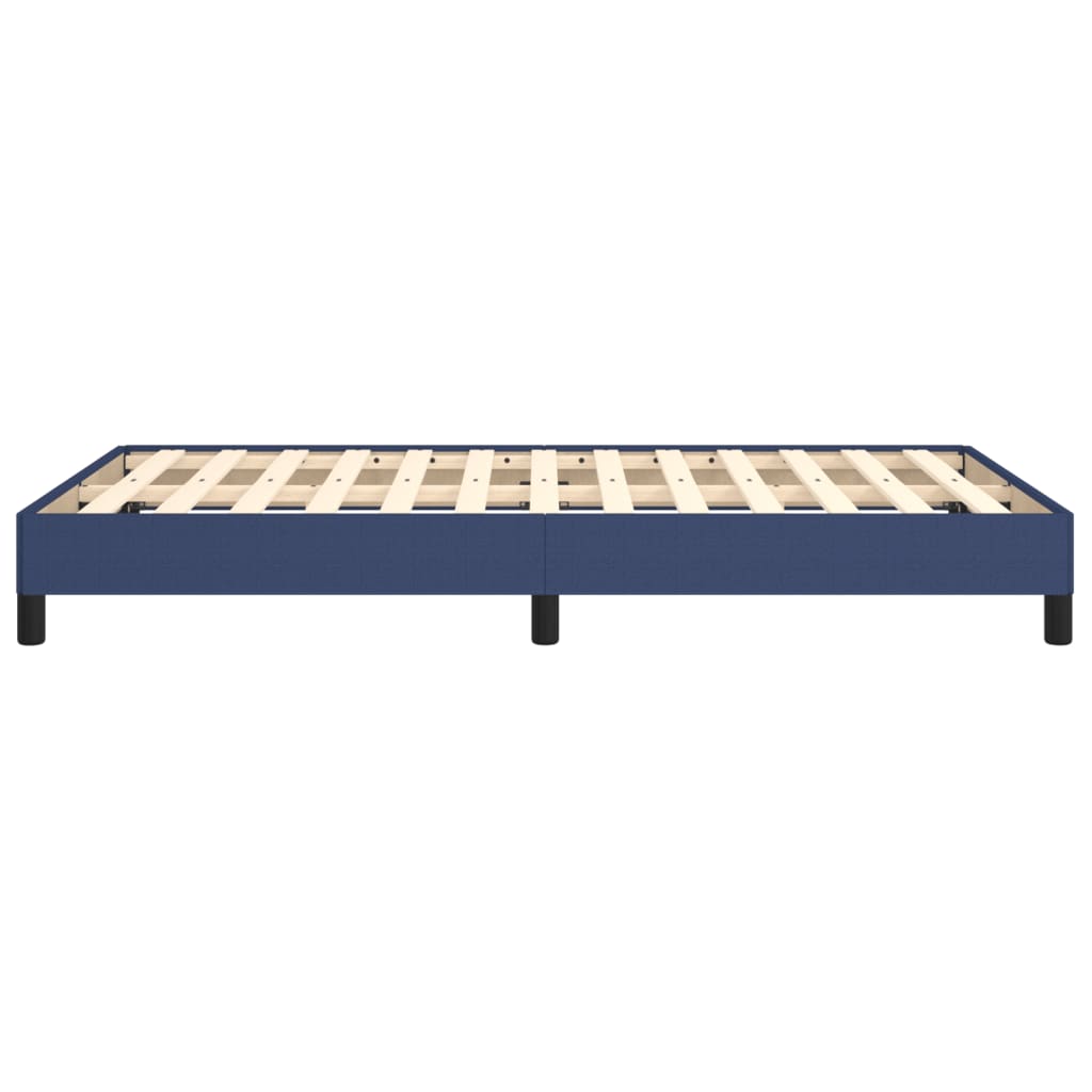 sengeramme uden madras 120x190 cm stof blå
