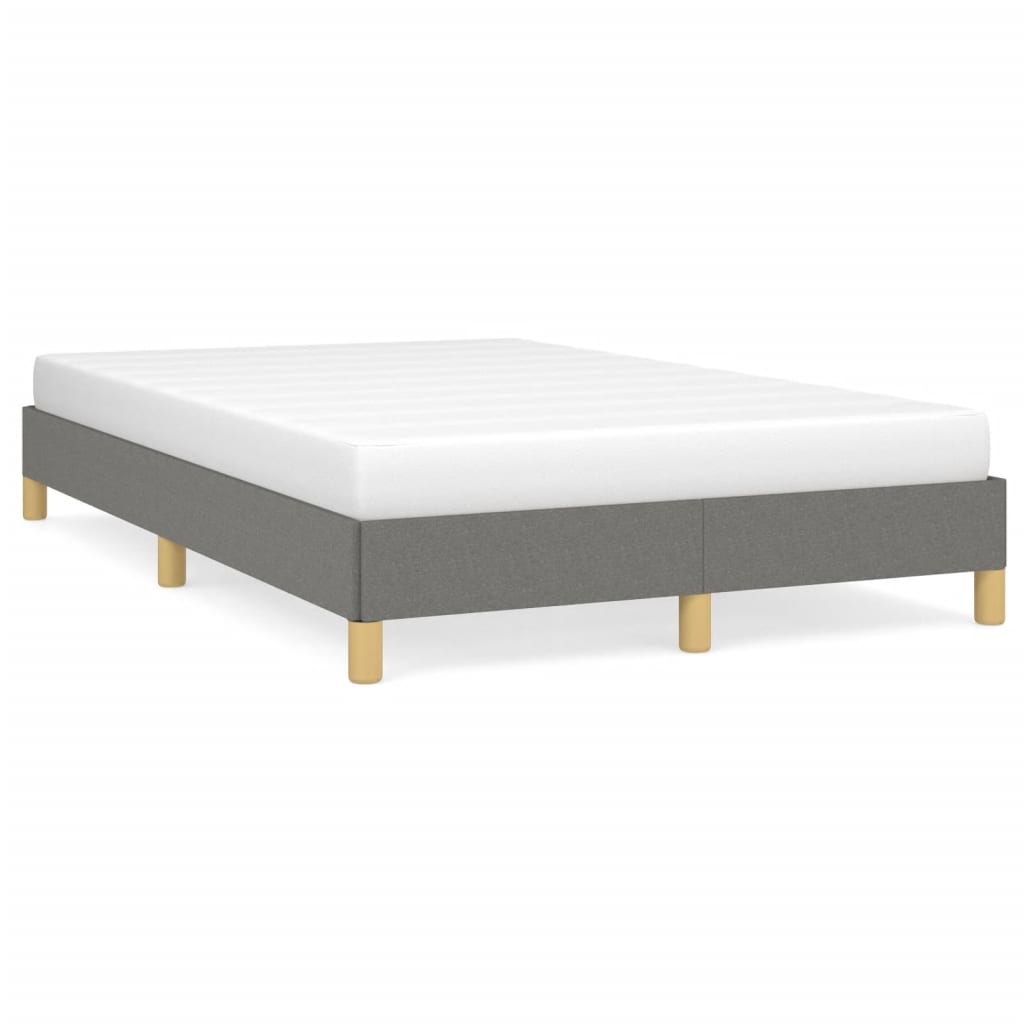 sengeramme uden madras 120x190 cm stof enkeltseng Mørkegrå