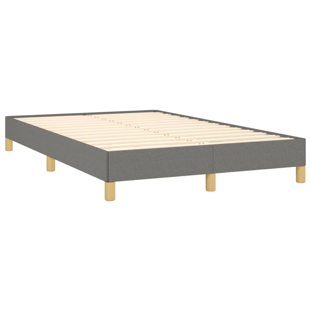 sengeramme uden madras 120x190 cm stof enkeltseng Mørkegrå