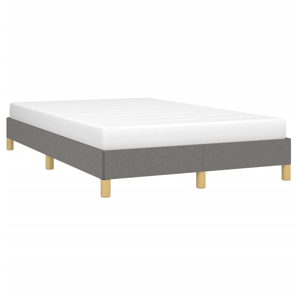 sengeramme uden madras 120x190 cm stof enkeltseng Mørkegrå
