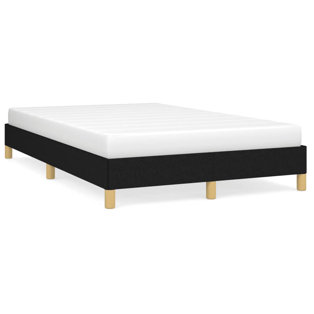 sengeramme uden madras 120x190 cm stof sort