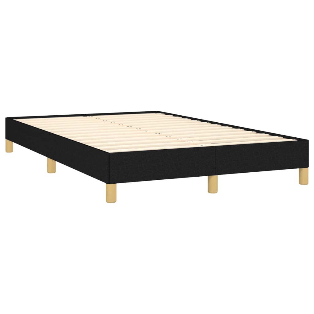 sengeramme uden madras 120x190 cm stof sort