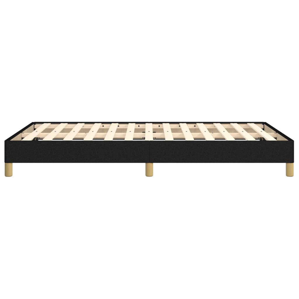 sengeramme uden madras 120x190 cm stof sort