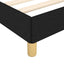 sengeramme uden madras 120x190 cm stof sort