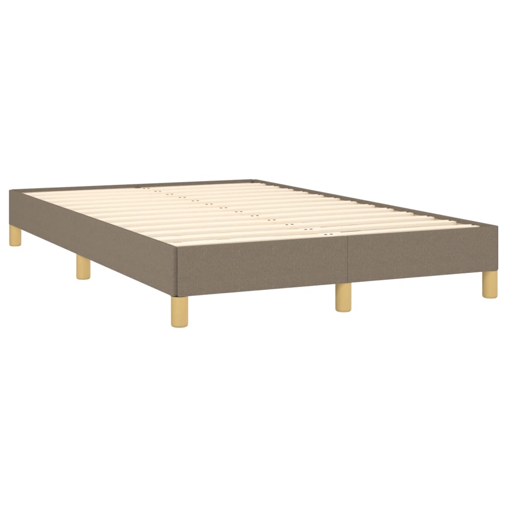 sengeramme uden madras 120x190 cm stof gråbrun