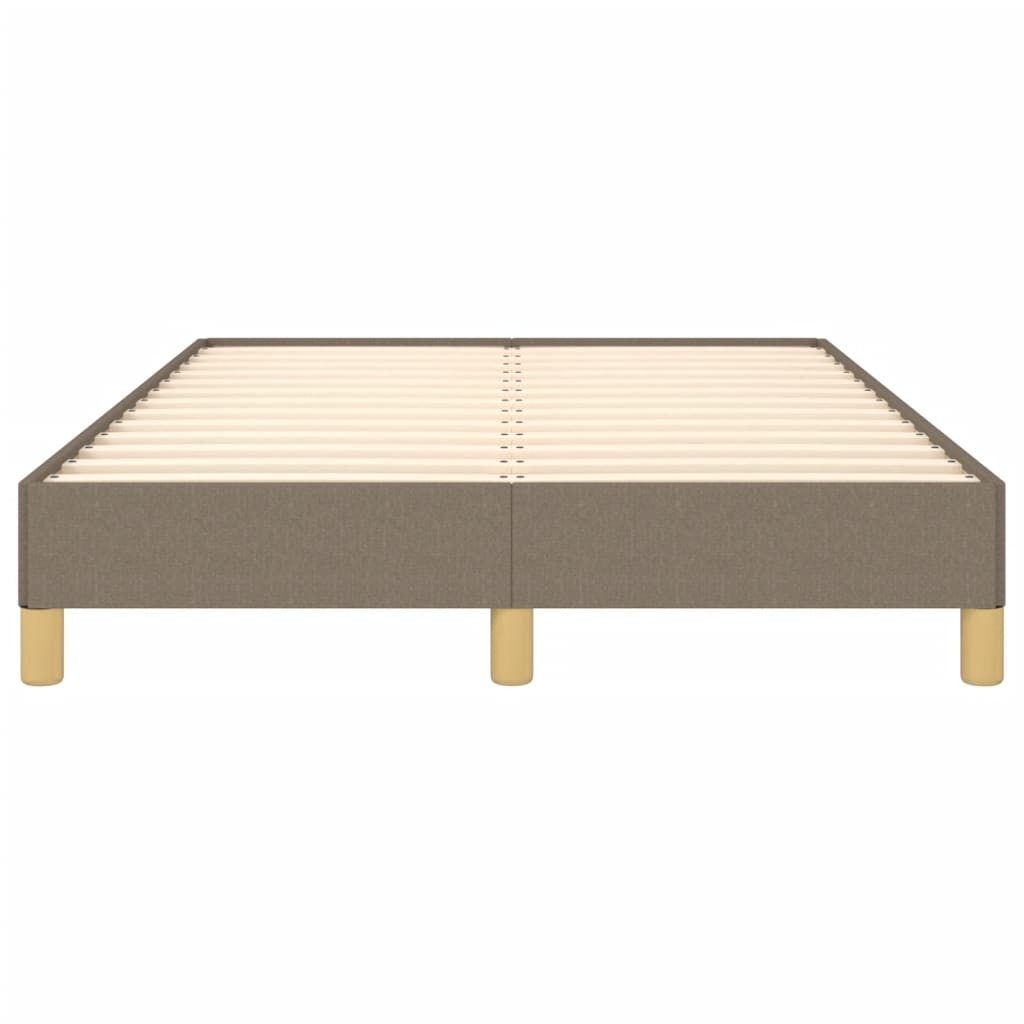 sengeramme uden madras 120x190 cm stof gråbrun