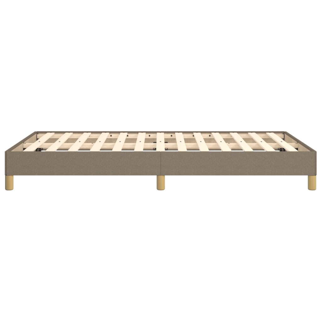 sengeramme uden madras 120x190 cm stof gråbrun