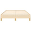 sengeramme uden madras 120x190 cm stof cremefarvet