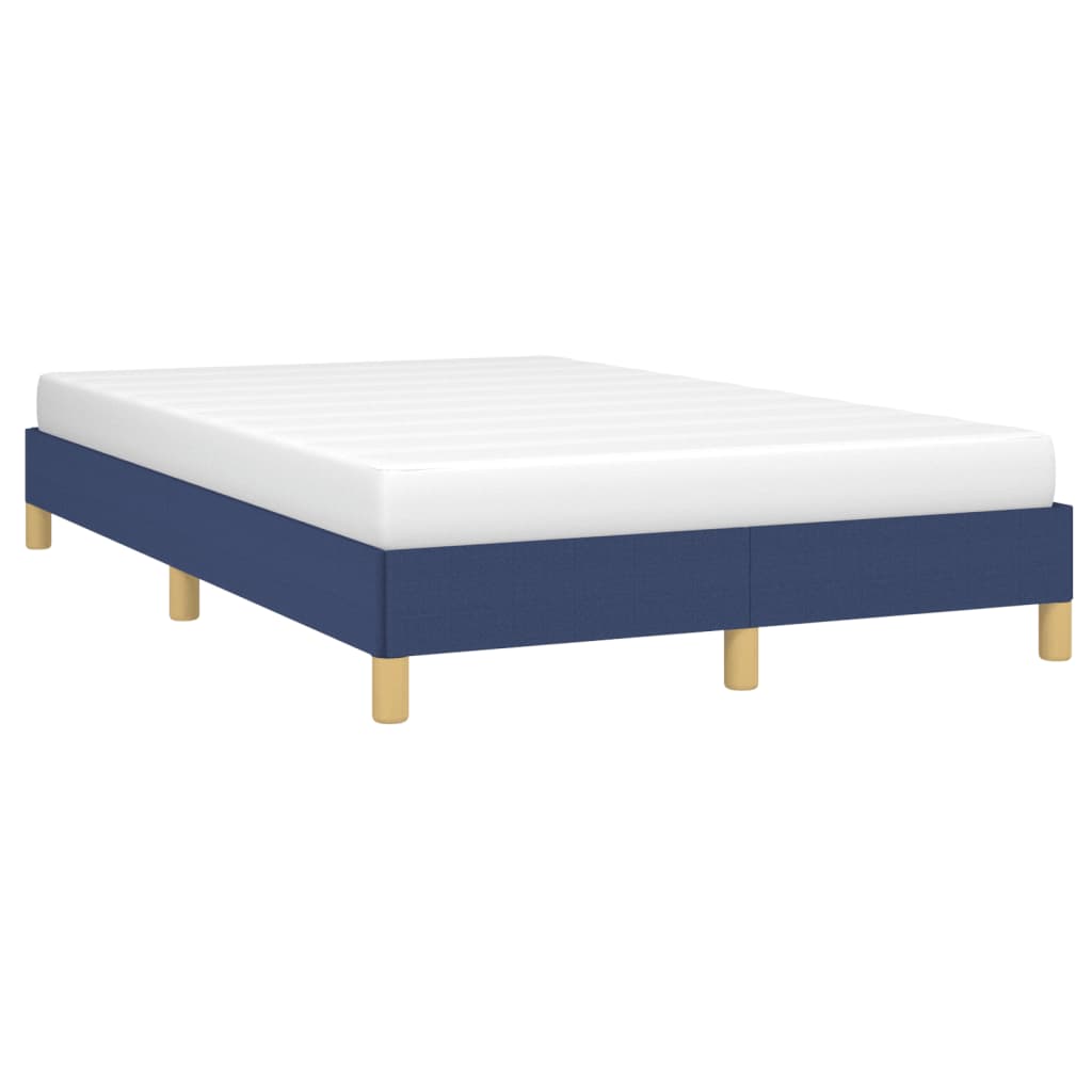 sengeramme uden madras 120x190 cm stof blå