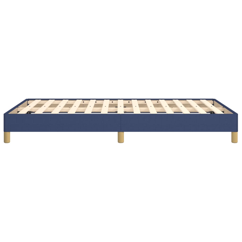sengeramme uden madras 120x190 cm stof blå