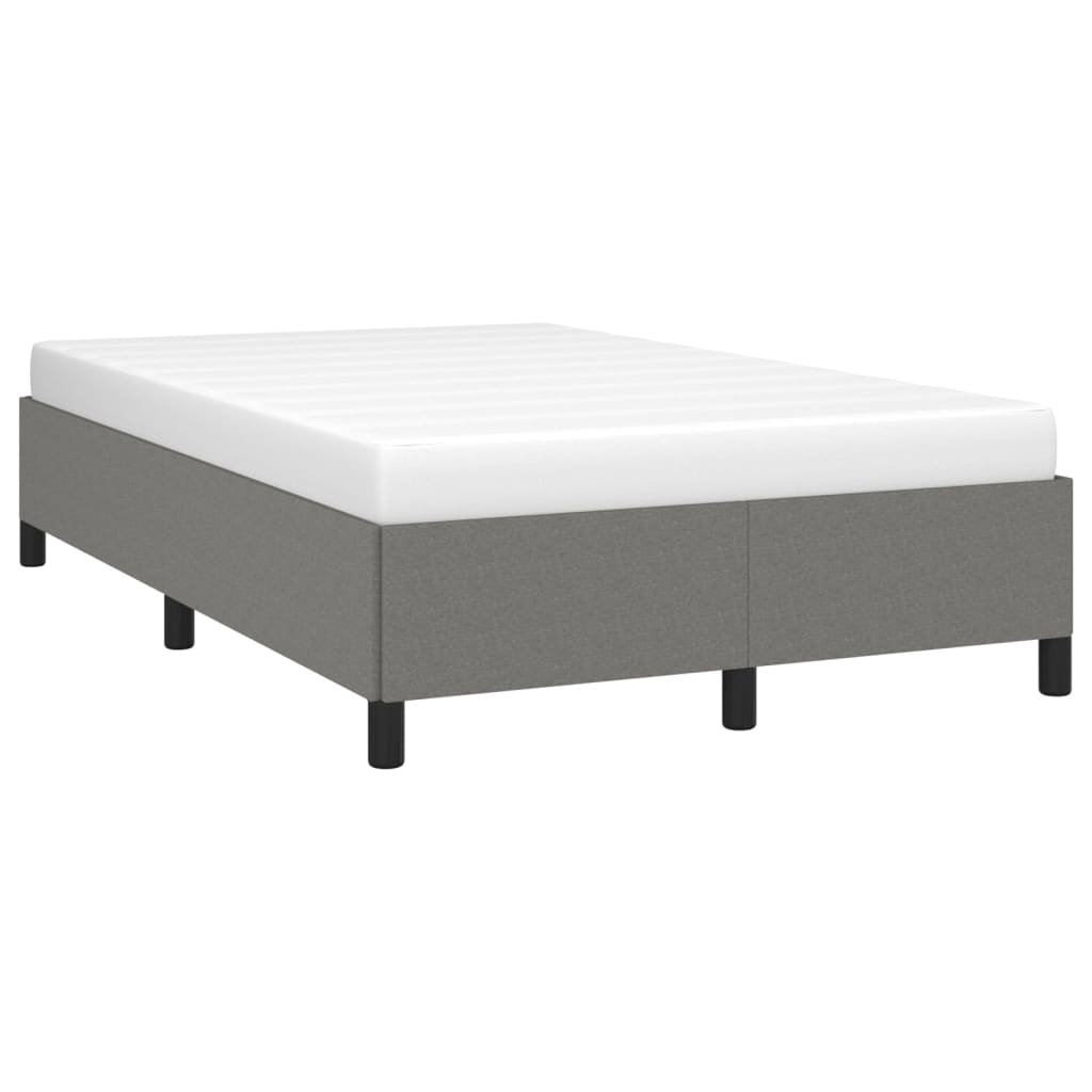 sengeramme uden madras 120x190 cm stof enkeltseng Mørkegrå