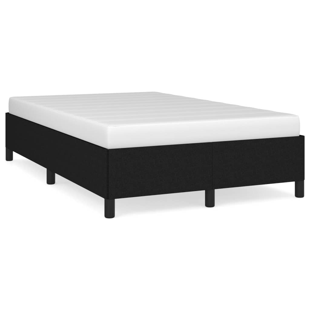 sengeramme uden madras 120x190 cm stof sort