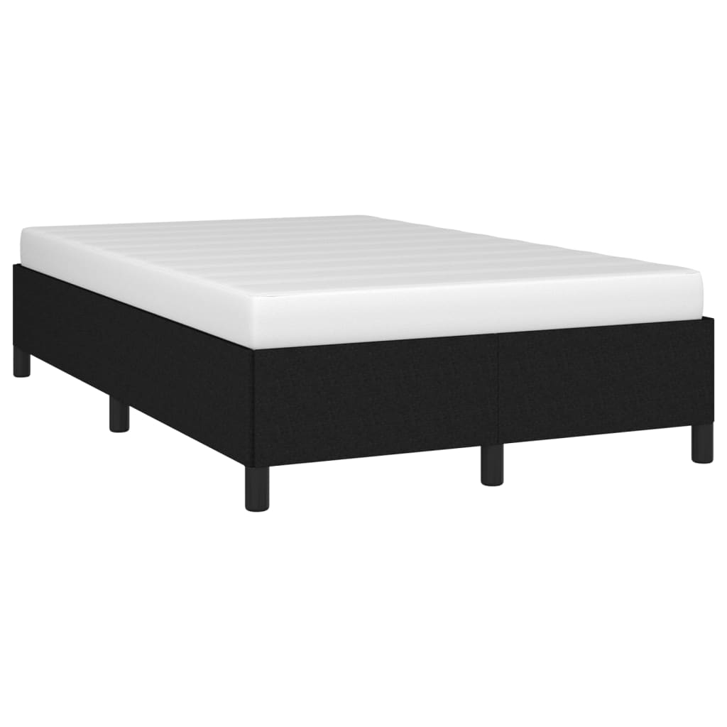 sengeramme uden madras 120x190 cm stof sort
