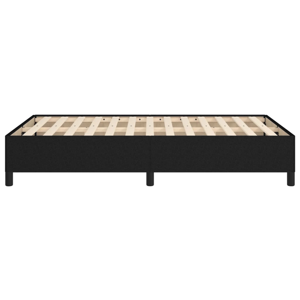 sengeramme uden madras 120x190 cm stof sort