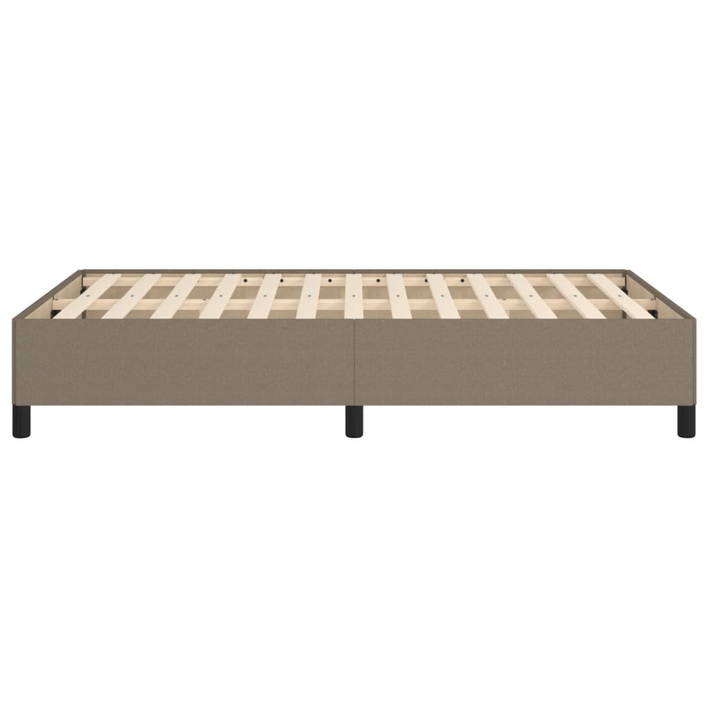 sengeramme uden madras 120x190 cm stof gråbrun