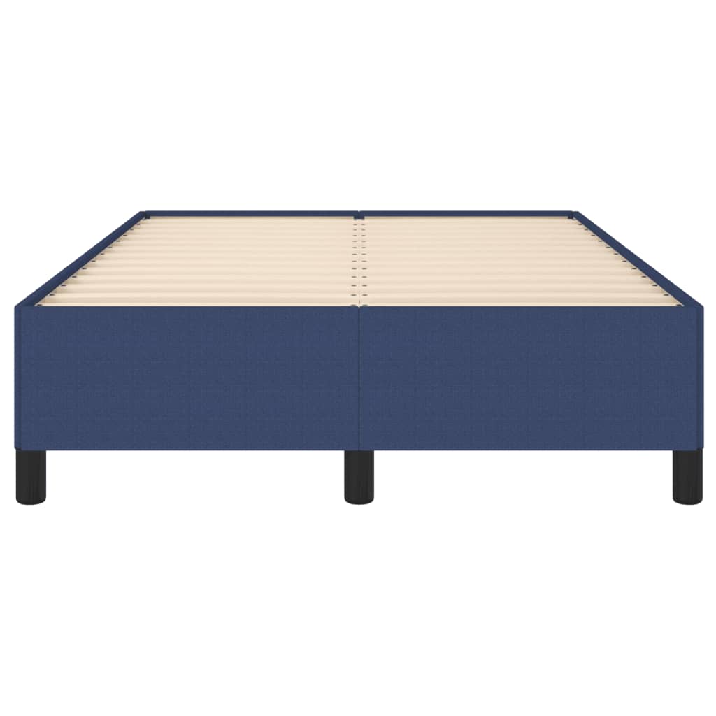 sengeramme uden madras 120x190 cm stof blå