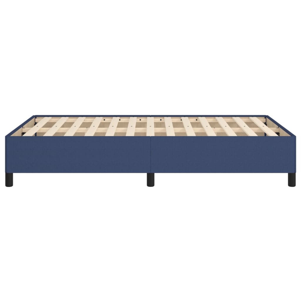 sengeramme uden madras 120x190 cm stof blå