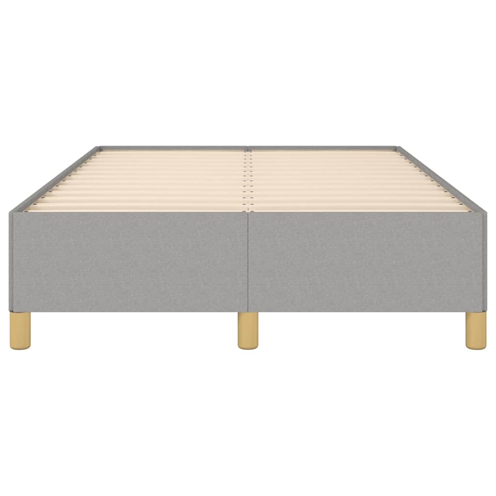 sengeramme uden madras 120x190 cm stof enkeltseng lysegrå