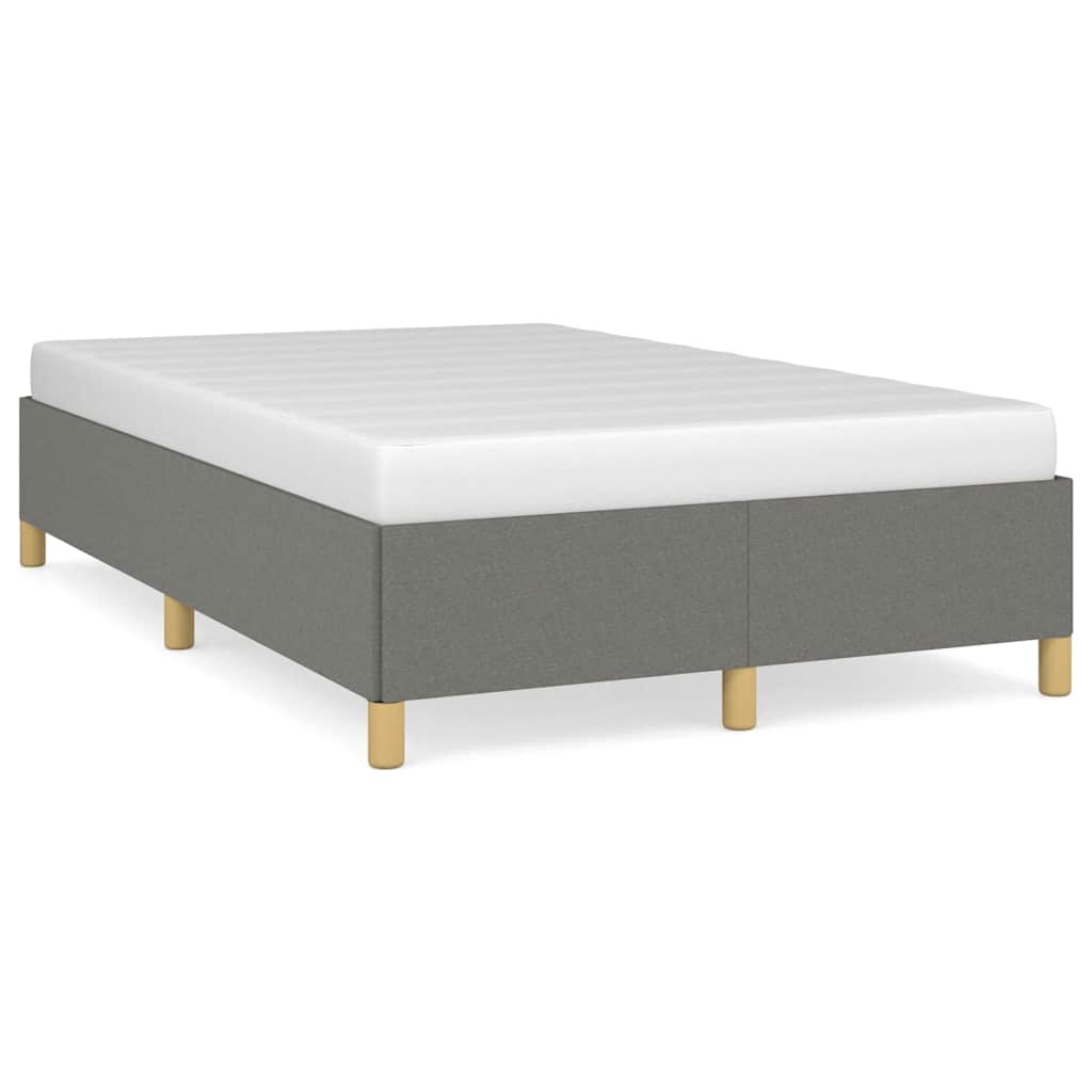 sengeramme uden madras 120x190 cm stof enkeltseng Mørkegrå
