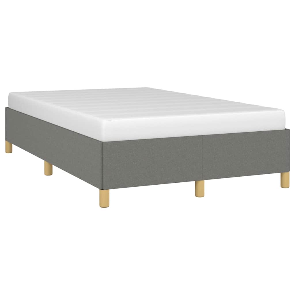 sengeramme uden madras 120x190 cm stof enkeltseng Mørkegrå