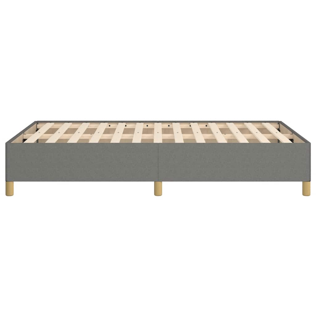 sengeramme uden madras 120x190 cm stof enkeltseng Mørkegrå