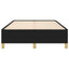 sengeramme uden madras 120x190 cm stof sort