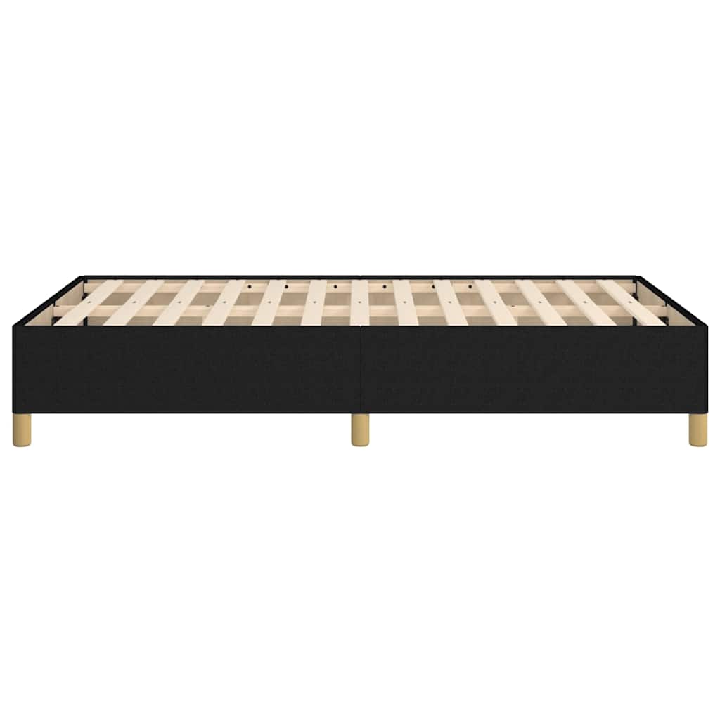 sengeramme uden madras 120x190 cm stof sort