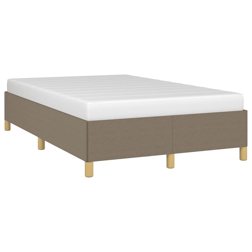 sengeramme uden madras 120x190 cm stof gråbrun