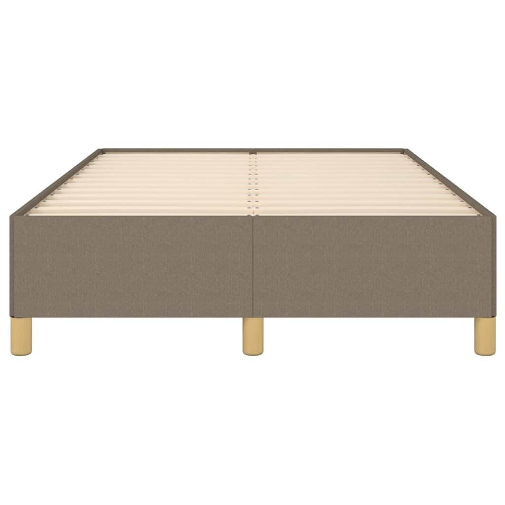 sengeramme uden madras 120x190 cm stof gråbrun