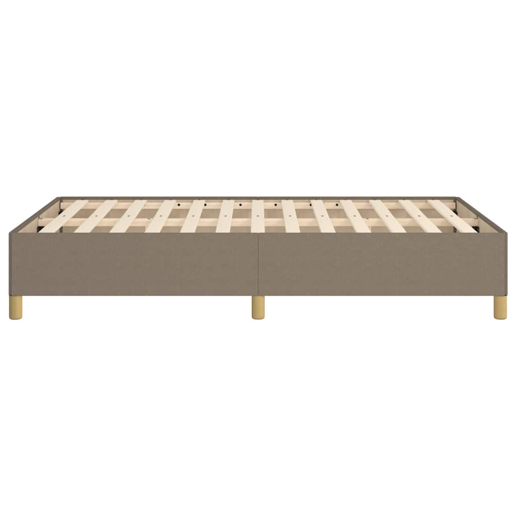 sengeramme uden madras 120x190 cm stof gråbrun