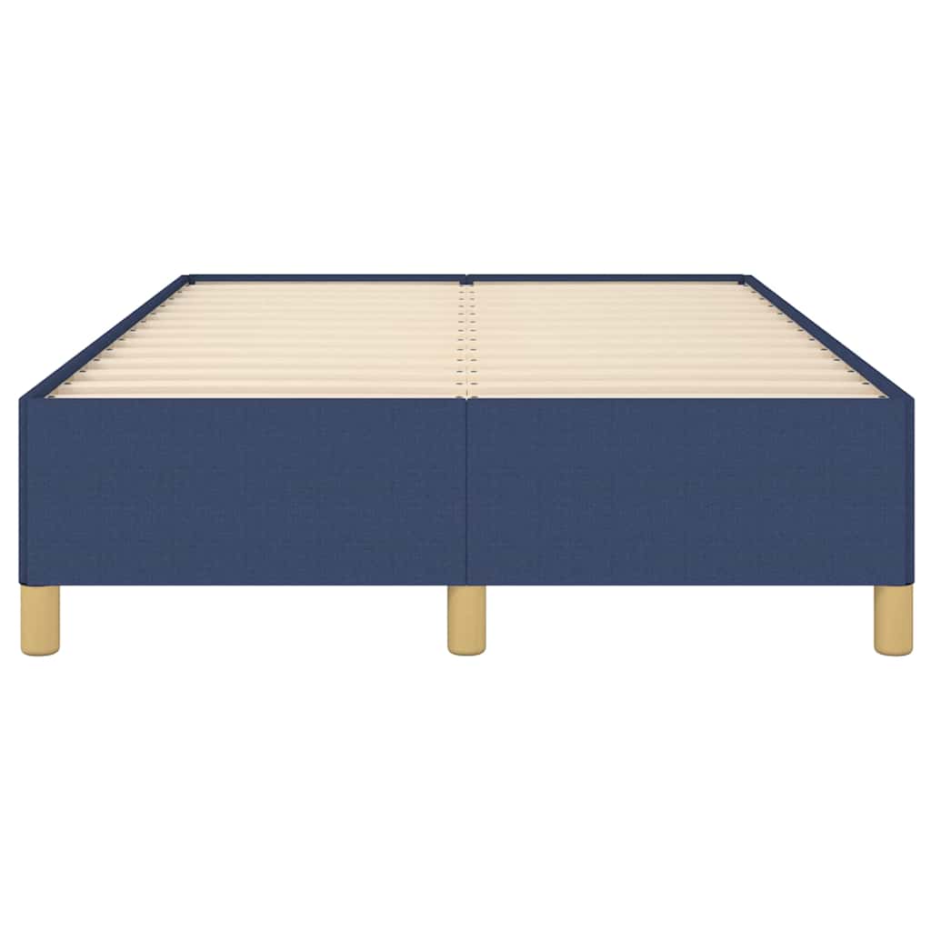 sengeramme uden madras 120x190 cm stof blå