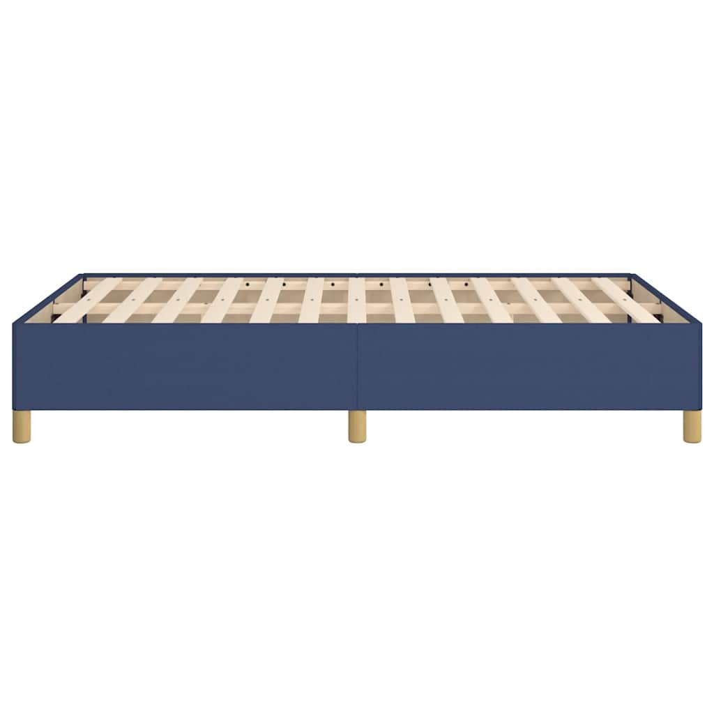sengeramme uden madras 120x190 cm stof blå