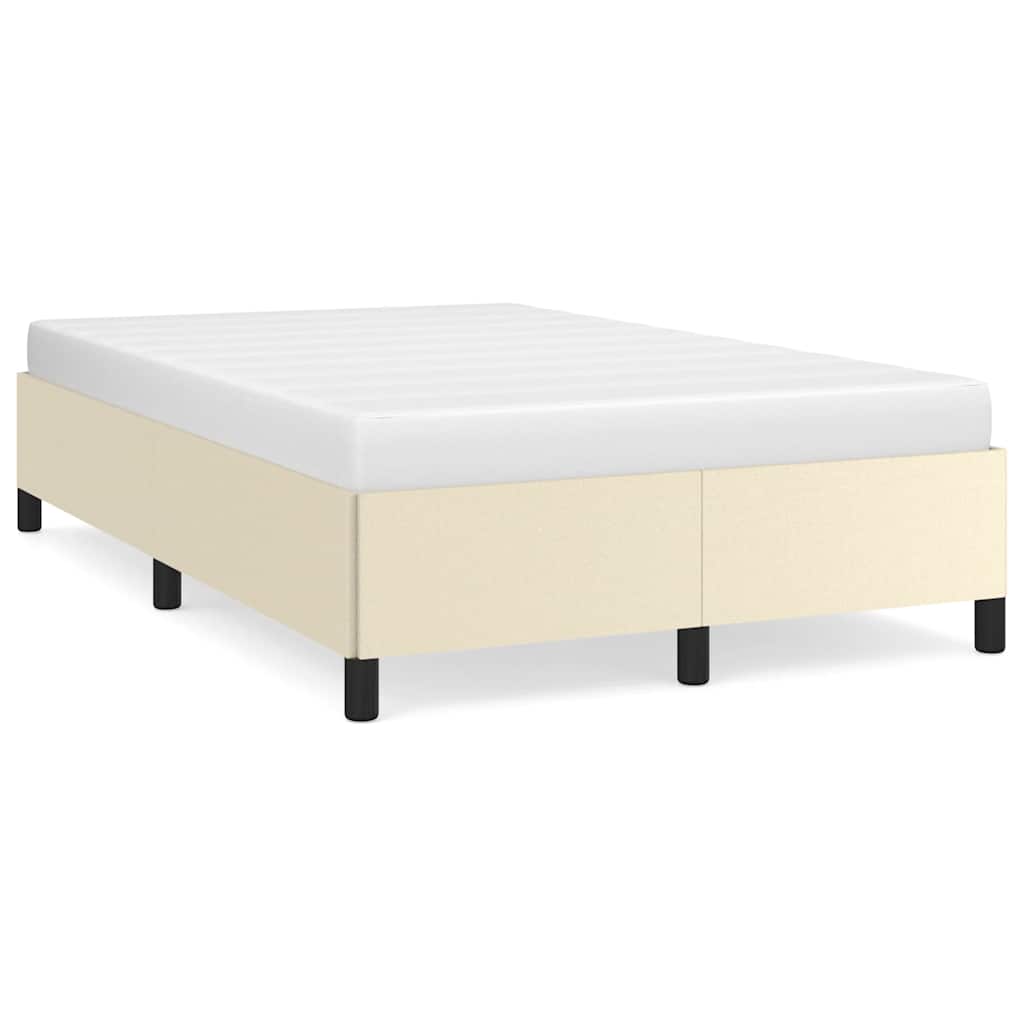 sengeramme uden madras 120x190 cm kunstlæder enkeltseng grå